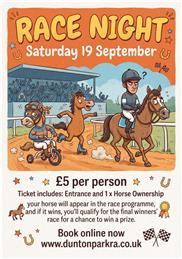 Race Night - Saturday 19 September
