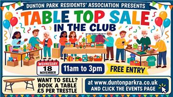Table Top Sale 