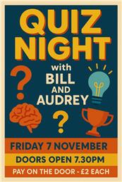 Quiz Night - Friday 7 November